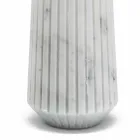 Vaso Decorativo in Marmo Bianco di Carrara Moderno Made in Italy - Cairo Viadurini