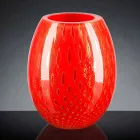 Vaso Decorativo in Vetro Soffiato di Murano Colorato Made in Italy - Barletta Viadurini
