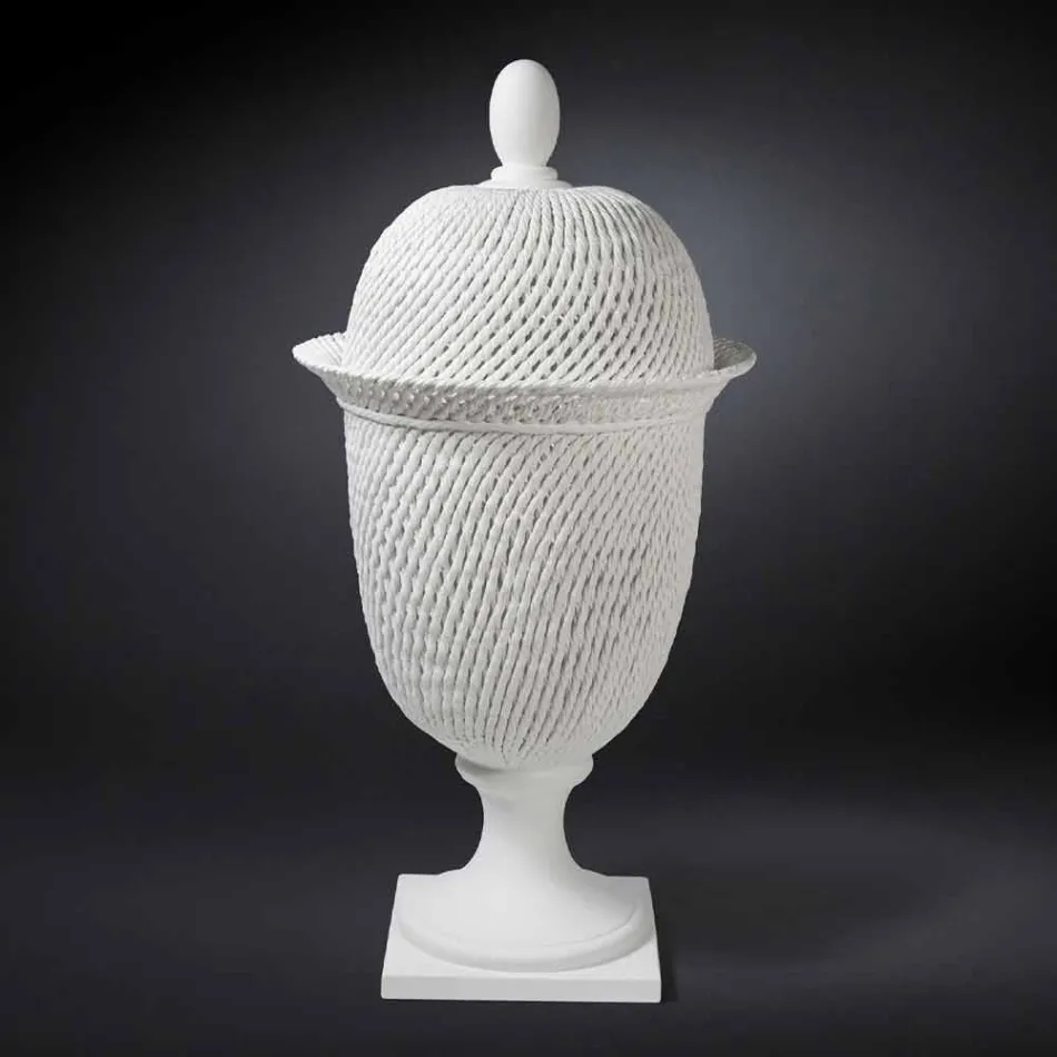 Vaso Elegante per Interni in Ceramica Lavorata a Mano Made in Italy - Napoleone Viadurini