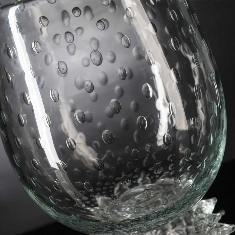 Vaso Elegante per Interni in Vetro di Murano Made in Italy - Copernico Viadurini