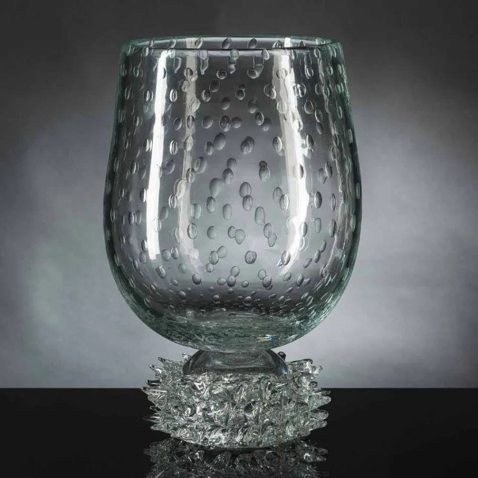 Vaso Elegante per Interni in Vetro di Murano Made in Italy - Copernico Viadurini