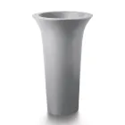 Vaso Fioriera da Giardino Rotondo in Polietilene Made in Italy - Tremont Viadurini