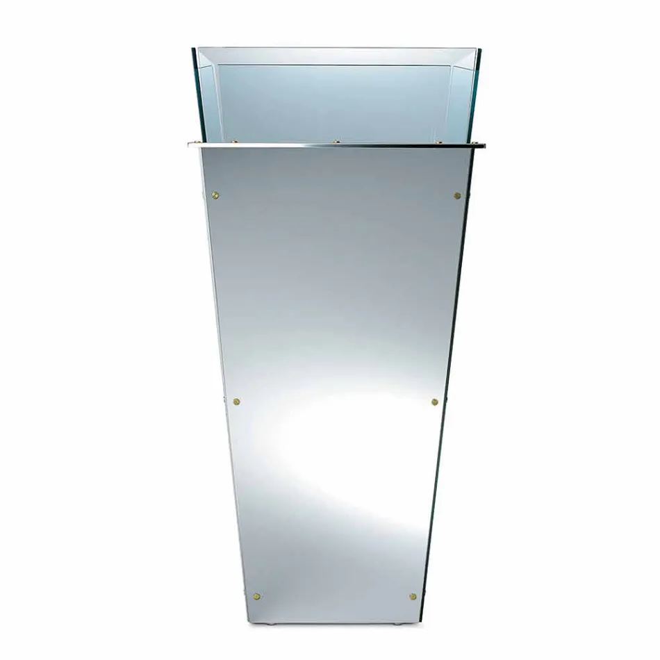 Vaso Freestanding in Vetro e Pannelli Intercambiabili 3 Dimensioni - Ghenna Viadurini