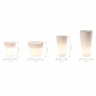 Vaso Illuminato a LED Multicolore o Solare da Giardino o Soggiorno - Vasostar Viadurini