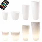 Vaso Illuminato a LED Multicolore o Solare da Giardino o Soggiorno - Vasostar Viadurini
