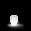 Vaso Luminoso da Esterno Design Moderno in Polietilene, 2 Pezzi - Skin by Myyour