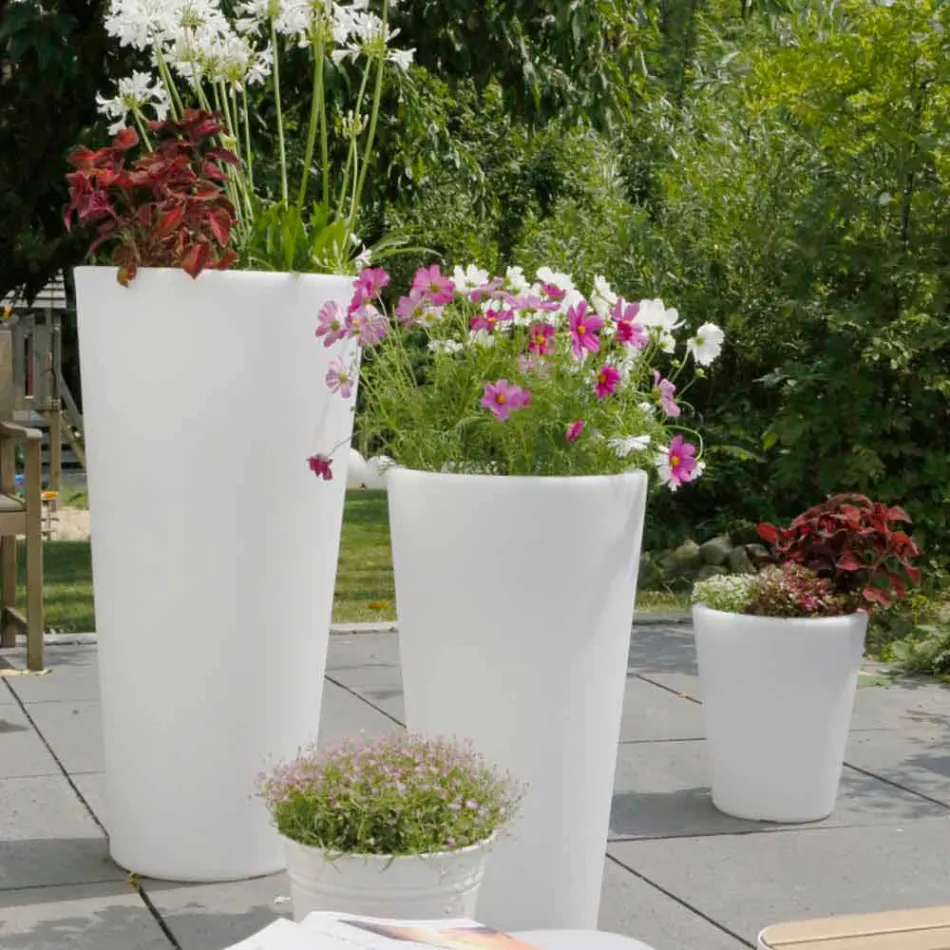 Vaso Luminoso per Esterni e Interni, Design Colorato in 3 Dimensioni - Vasostar Viadurini