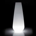 Vaso Luminoso per Esterno di Design in Polietilene Made in Italy - Menea