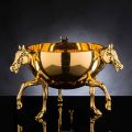 Vaso Ornamentale da Interno in Ceramica Bianca o Oro 24k Made in Italy - Jacky