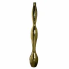 Vaso per Interni in Resina Finitura Foglia Oro o Argento Made in Italy - Quarto Viadurini