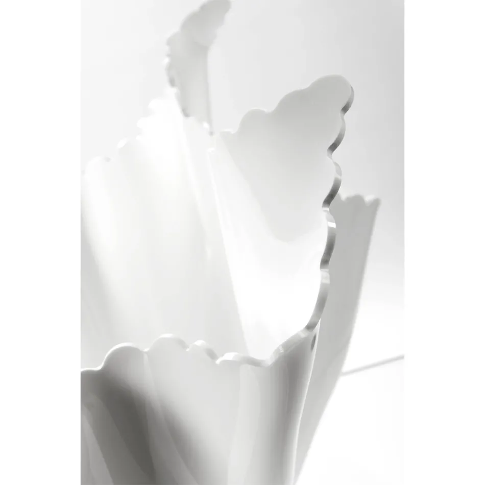 Vaso Plexiglass Colorato Drappeggiato Riciclabile 2 Pezzi 2 Misure - Gabria Viadurini