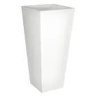 Vaso Quadrato da Giardino Colorato Fluo e con Luce Made in Italy - Avanas Viadurini
