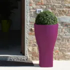 Vaso Rotondo Colorato da Giardino in Polietilene Made in Italy - Tremont Viadurini
