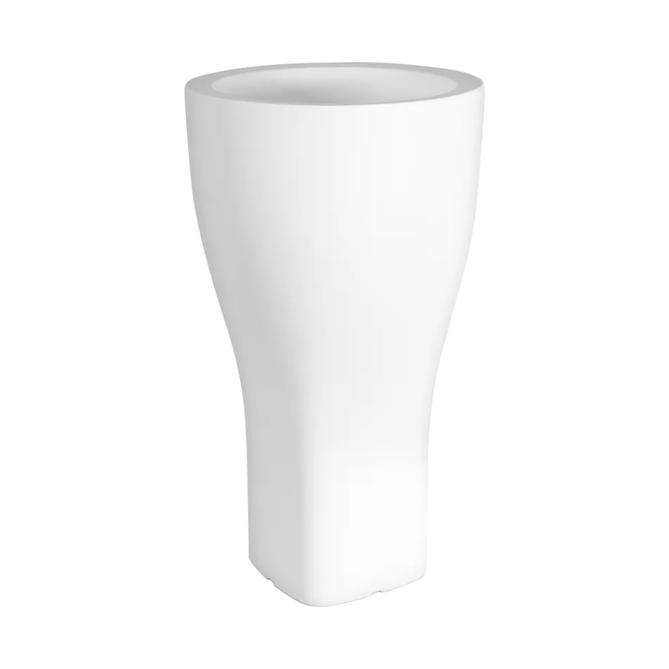 Vaso Rotondo Colorato da Giardino in Polietilene Made in Italy - Tremont Viadurini