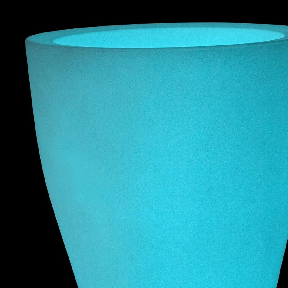 Vaso Rotondo Colorato da Giardino in Polietilene Made in Italy - Tremont Viadurini