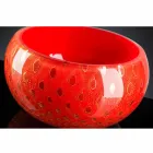 Vaso Rotondo da Interno in Vetro di Murano Colorato Realizzato in Italia - Asper Viadurini