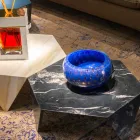 Vaso Rotondo da Interno in Vetro di Murano Colorato Realizzato in Italia - Asper Viadurini