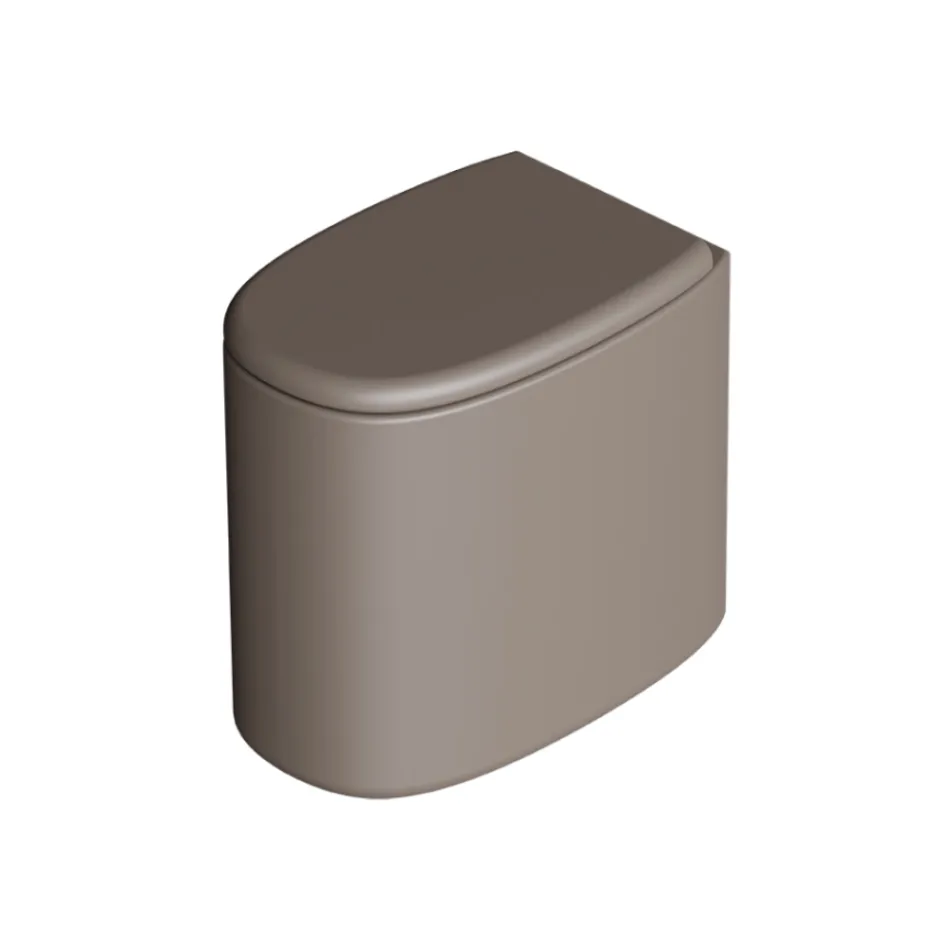 Vaso WC a Terra in Ceramica di Diversi Colori Made in Italy - Ragazza Viadurini