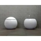 Vaso WC di Design a Sfera Fatto in Italia in Ceramica Fanna Viadurini