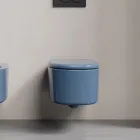 Vaso WC Sospeso in Ceramica di Diversi Colori Made in Italy - Ragazza Viadurini