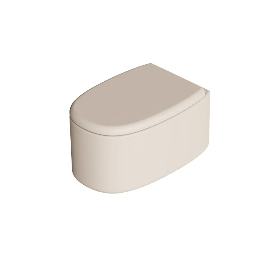 Vaso WC Sospeso in Ceramica di Diversi Colori Made in Italy - Ragazza Viadurini