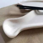 Vassoio da Cucina in Marmo Bianco di Carrara Fatto a Mano in Italia - Fish Viadurini