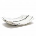 Vassoio Decorativo Curvo in Marmo Arabescato Made in Italy - Clifton