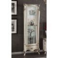 Vetrina Classica con Anta in Legno Bianco o Noce Made in Italy - Caligola