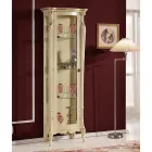 Vetrina da Soggiorno in Legno 1 Anta di Lusso Made in Italy - Cambrige Viadurini