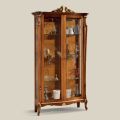 Vetrina da Soggiorno in Legno con 2 Ante Classica Made in Italy - Cambrige