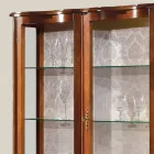 Vetrina Stile Classico Legno con Ante e Cassetti Made in Italy - Versaille Viadurini