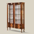Vetrina Stile Classico Legno con Ante e Cassetti Made in Italy - Versaille