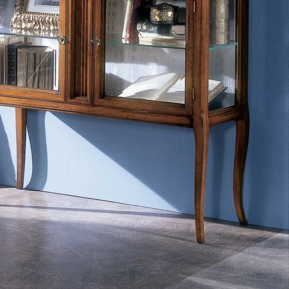 Vetrinetta in Legno Massiccio Toulipier Realizzata in Italia - Chantico Viadurini