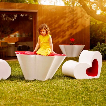 Vondom Agatha fioriera di design moderno esterno polietilene colorata Viadurini