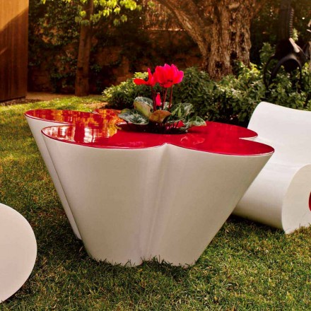 Vondom Agatha tavolino di design da esterno in polietilene colorato Viadurini