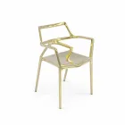 Vondom Delta sedia da giardino di design moderno in polipropilene Viadurini