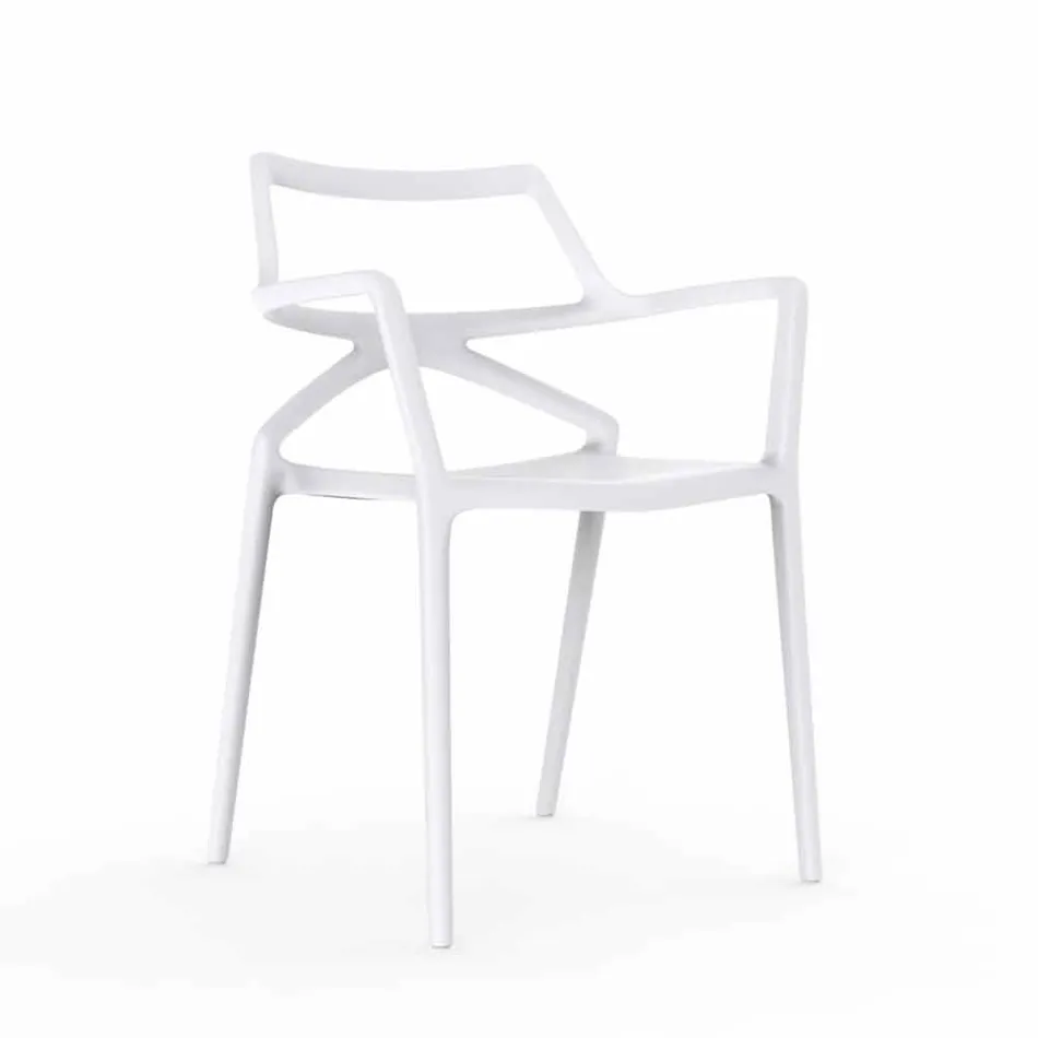 Vondom Delta sedia da giardino di design moderno in polipropilene Viadurini