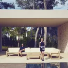 Vondom Frame salotto da giardino di design moderno Viadurini