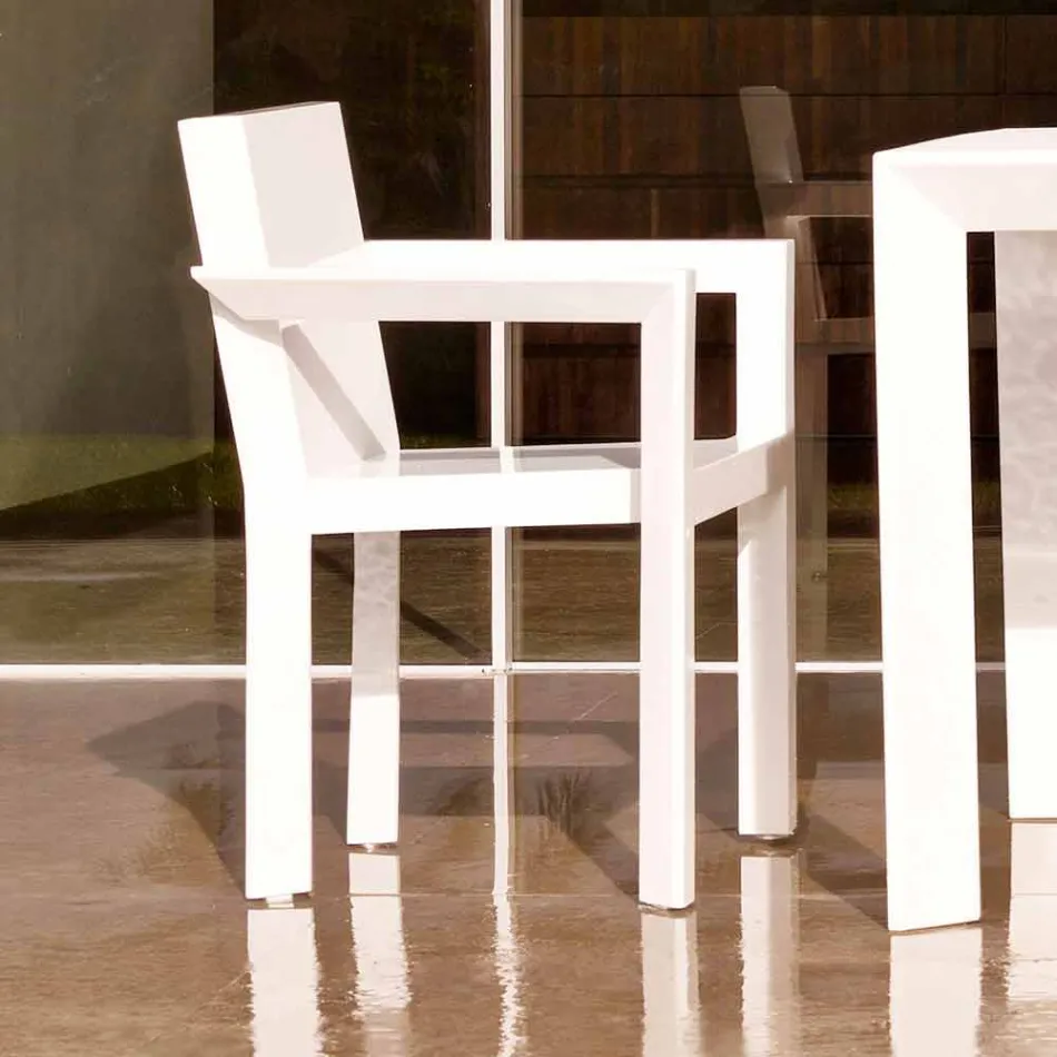 Vondom Frame sedia con braccioli da esterno di design moderno Viadurini