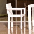 Vondom Frame sedia da giardino con braccioli in resina di polietilene, 2 Pezzi
