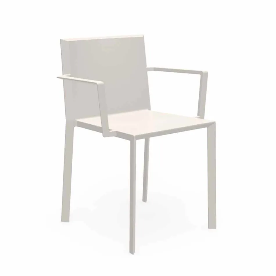 Vondom Quartz sedia con braccioli da giardino di moderno design Viadurini