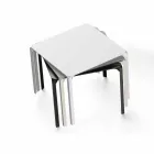 Vondom Quartz tavolo quadrato da esterno di moderno design Viadurini