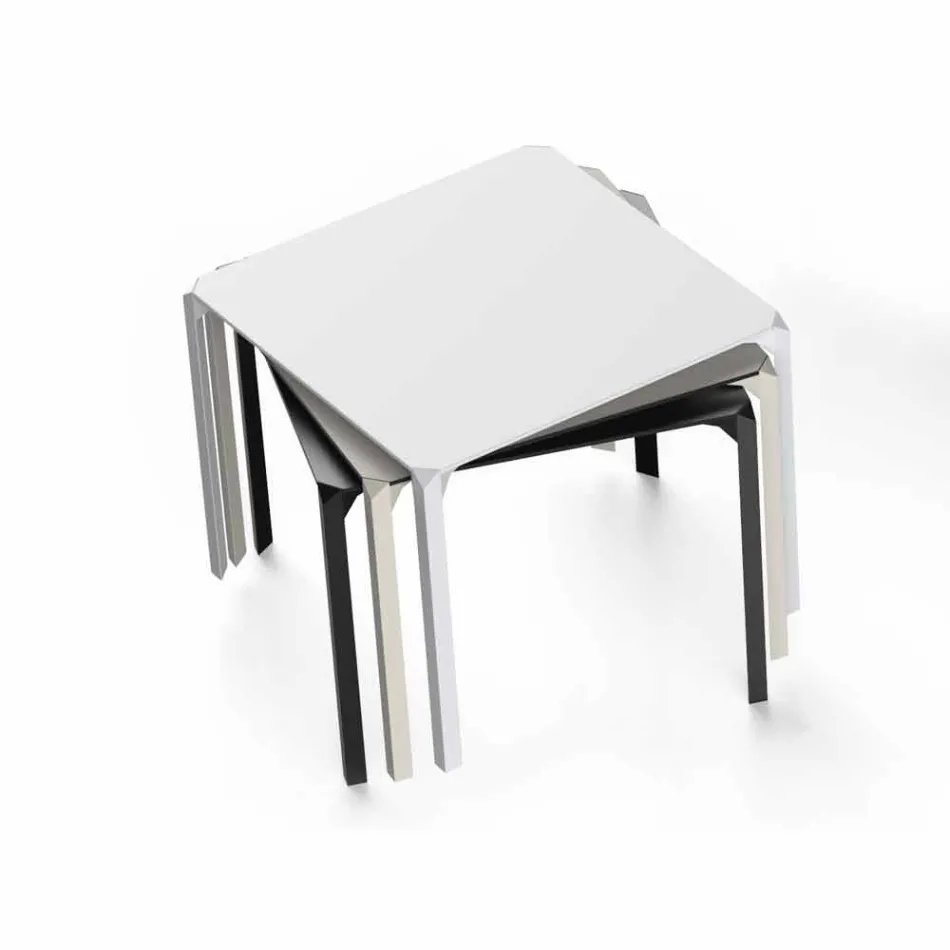 Vondom Quartz tavolo quadrato da esterno di moderno design Viadurini