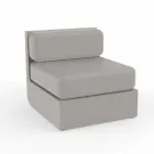Vondom Ulm composizione salotto da giardino di design taupe Viadurini