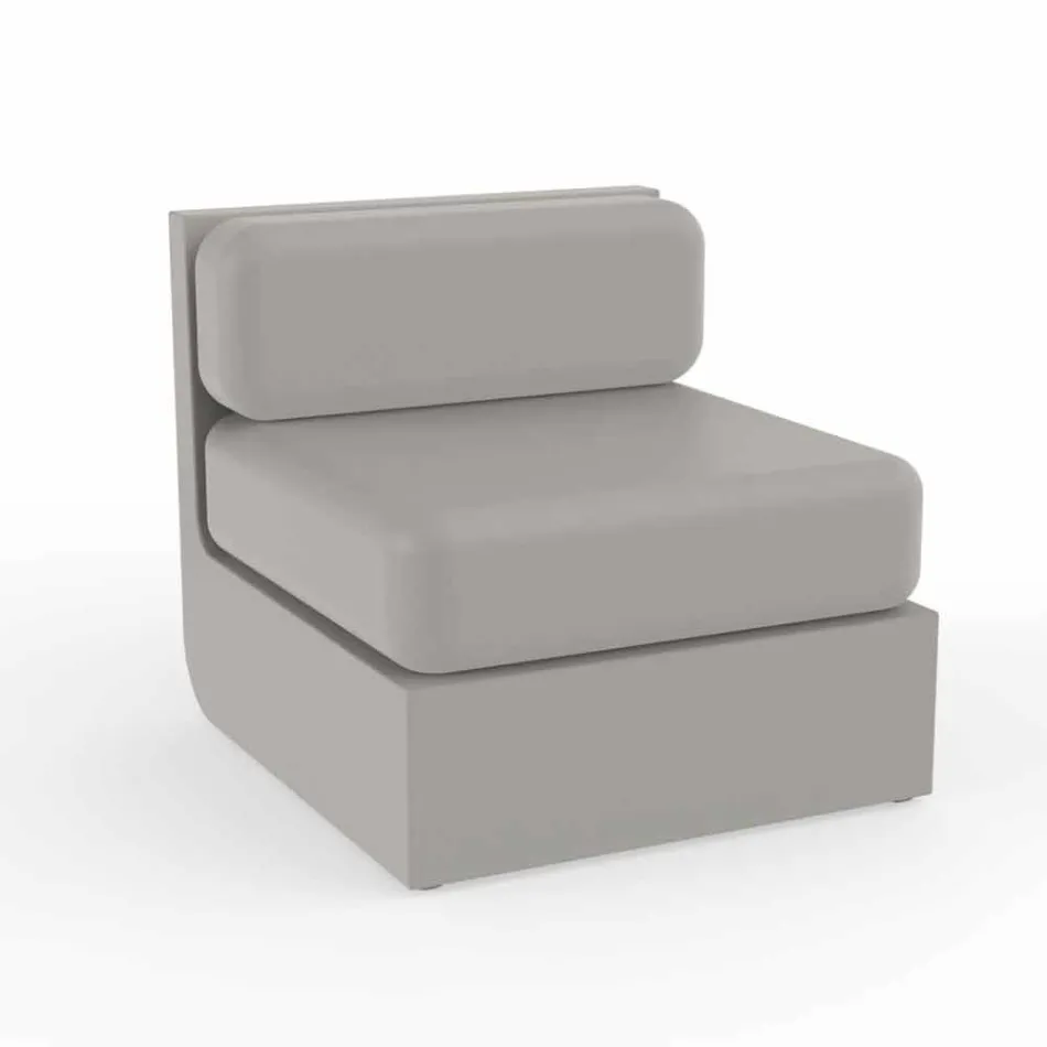 Vondom Ulm composizione salotto da giardino di design taupe Viadurini