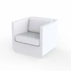 Vondom Ulm salotto da esterno di moderno design bianco Viadurini